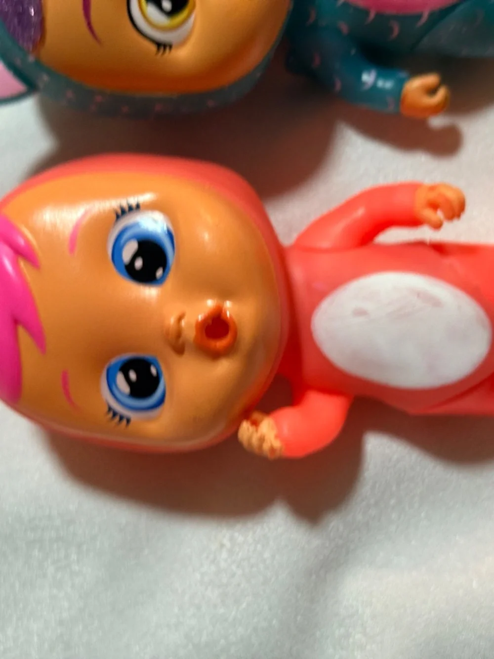 Cry Babies Magic Tears Dolls Lot of 2 + Bottle
